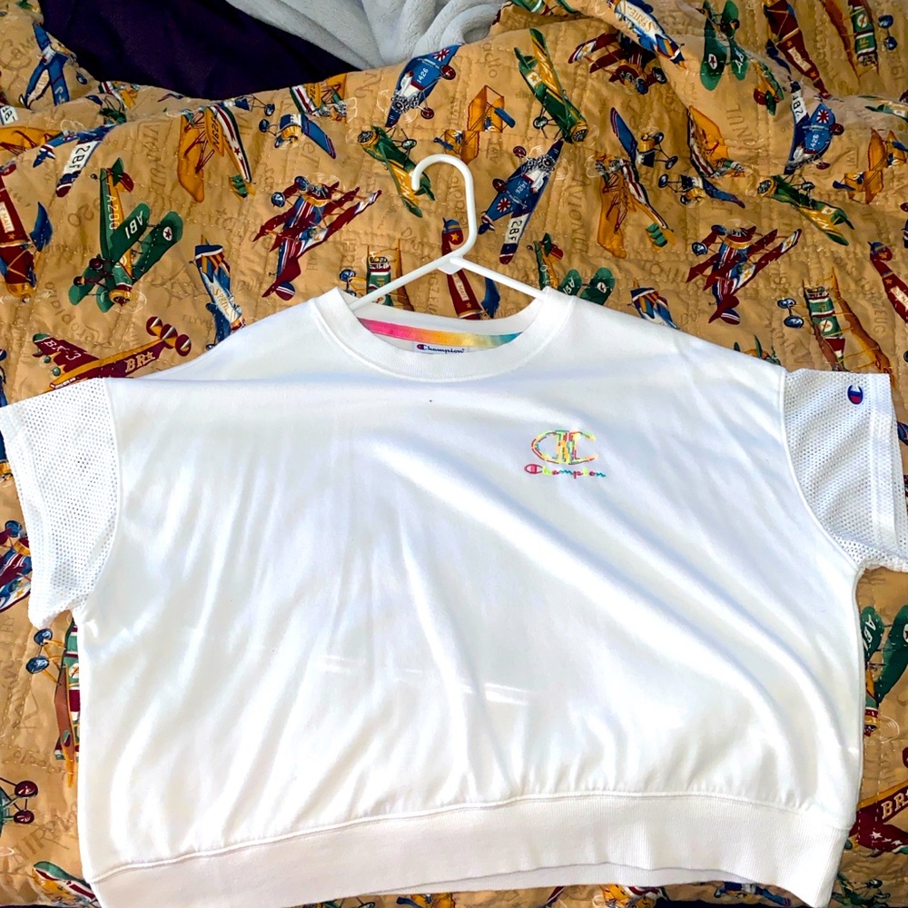 Worn only once great condition size large and brand is champion